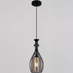 Подвесной светильник 02822-0.9-01 BK в интернет-магазине "Галерея света"
