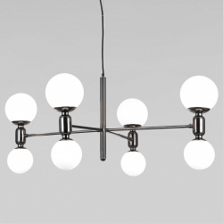 Подвесная люстра Eurosvet Bubble 30182/8 черный жемчуг в интернет-магазине "Галерея света"