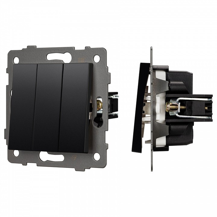 Выключатель трехклавишный без рамки Arlight SWT 049897 в интернет-магазине "Галерея света"