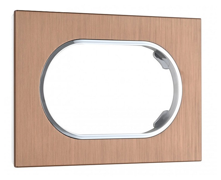 Рамка для двойной розетки Arte Milano am-502.11 502.11-double.brown в интернет-магазине "Галерея света"