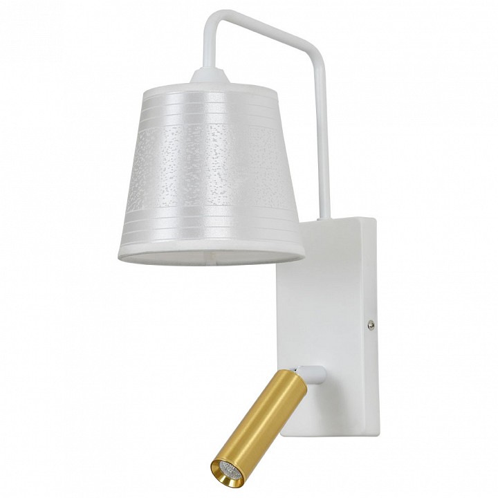 Бра с подсветкой Escada 598 598/1A White/Brass в интернет-магазине "Галерея света"