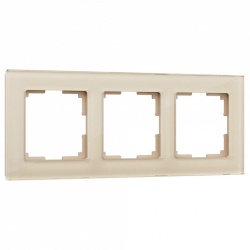 Рамка на 3 поста Werkel Favorit (шампань) W0031111 в интернет-магазине "Галерея света"