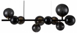 Подвесная люстра Indigo Molecola 11018/10P Black в интернет-магазине "Галерея света"