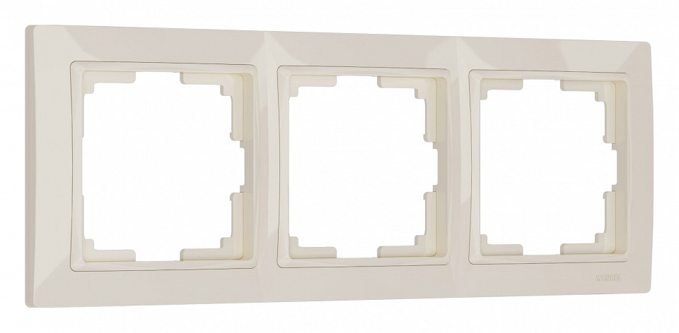 Рамка на 3 поста Werkel Snabb Basic (слоновая кость) W0032003 в интернет-магазине "Галерея света"