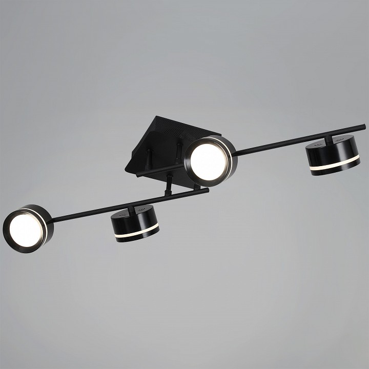 Люстра на штанге  10590-0.3-04 Black в интернет-магазине "Галерея света"