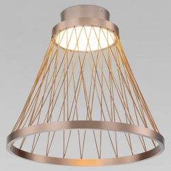 Накладной светильник Eurosvet Cesta 40018/1 LED коричневый в интернет-магазине "Галерея света"