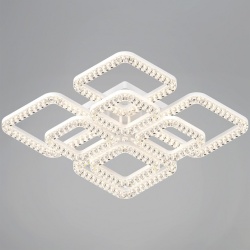 Потолочная люстра 09848-1 09848-0.3-4+4B WH в интернет-магазине "Галерея света"