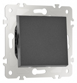 Выключатель перекрестный одноклавишный без рамки Arte Milano 203 203.34-1.black в интернет-магазине "Галерея света"