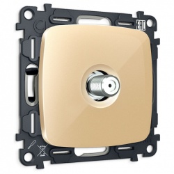 ТВ-розетка без рамки Ambrella Volt OMEGA MO613050 в интернет-магазине "Галерея света"