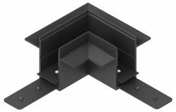 Соединитель угловой L-образный для треков накладных Lightstar Teta 505247 в интернет-магазине "Галерея света"