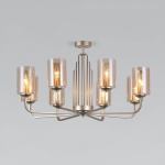 Люстра на штанге Eurosvet Defi 60138/8 золото перламутровое в интернет-магазине "Галерея света"