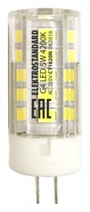 Лампа светодиодная Elektrostandard G4 LED G4 5Вт 4200K a049625 в интернет-магазине "Галерея света"