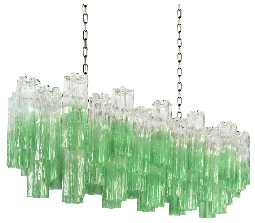 Подвесная люстра Loft it Murano 10580/1000R Clear green в интернет-магазине "Галерея света"