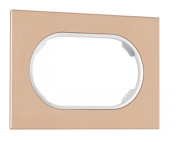 Рамка для двойной розетки Arte Milano am-502.11 502.11-double.shampan в интернет-магазине "Галерея света"