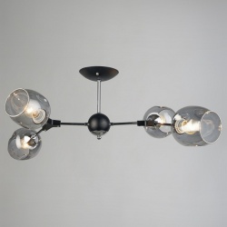Люстра на штанге 04210-0.3-04 BK+CR в интернет-магазине "Галерея света"