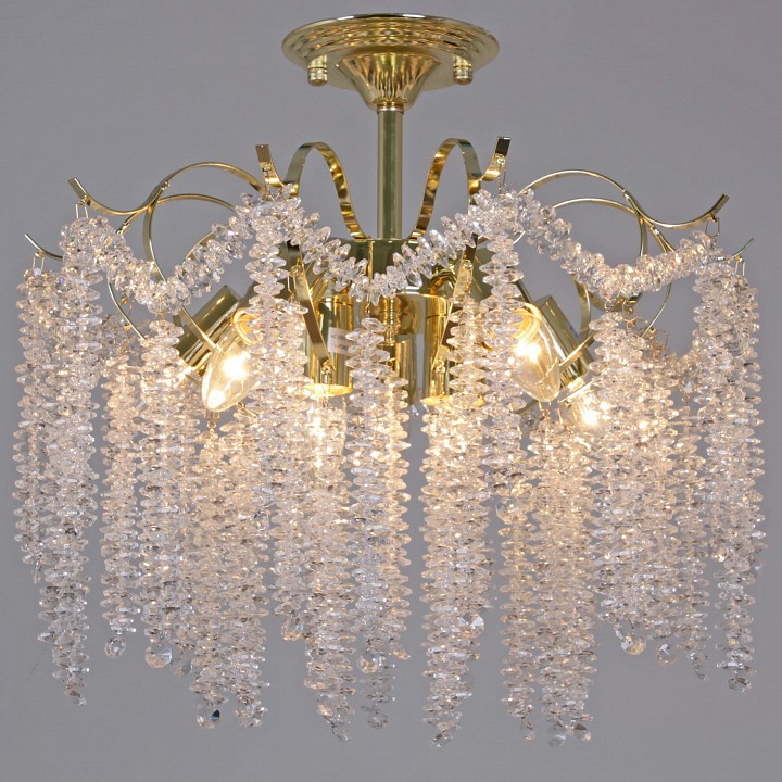 Люстра на штанге  02384-0.3-6+3 FFG в интернет-магазине "Галерея света"