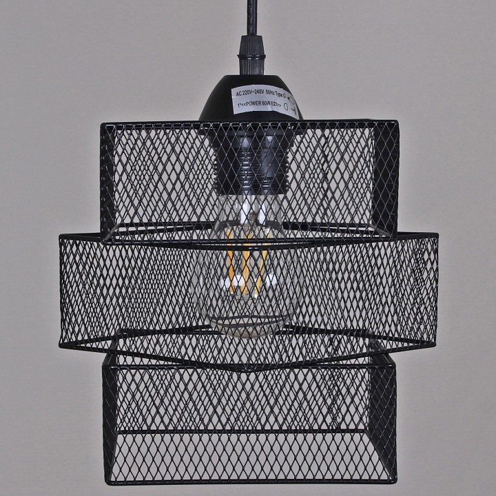 Подвесной светильник 03214-3.9-01 BK в интернет-магазине "Галерея света"