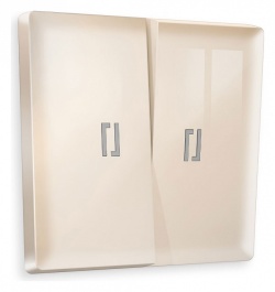 Клавиши для выключателя двухклавишного c подсветкой Ambrella Volt ALFA AP3040 в интернет-магазине "Галерея света"