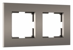 Рамка на 2 поста Werkel Slab (бронза софт) W0022963 в интернет-магазине "Галерея света"