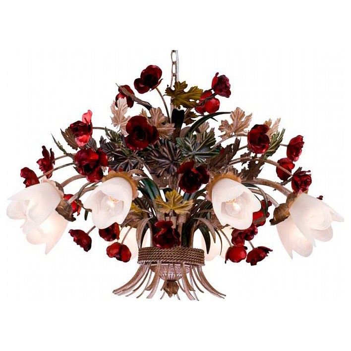 Подвесная люстра Lucia Tucci Fiori di Rose Fiori di rose 1760.8 в интернет-магазине "Галерея света"