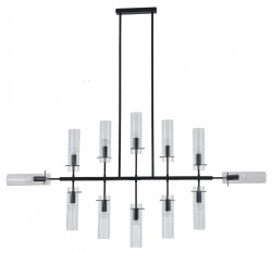 Люстра на штанге Indigo Saetta 11053/12R Black в интернет-магазине "Галерея света"