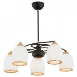 Люстра на штанге Imex MD.8388 MD.8388-5-P-BK в интернет-магазине "Галерея света"