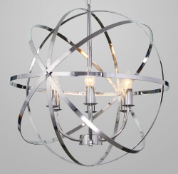 Подвесная люстра Eurosvet Santi 60139/6 хром в интернет-магазине "Галерея света"