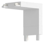 Соединитель угловой внутренний для треков накладных Aployt Magnetic track 48 APL.0181.10.07 в интернет-магазине "Галерея света"