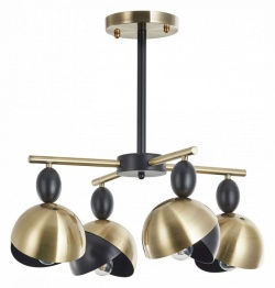 Люстра на штанге Arte Milano Neapolis-71307 271307/4 BK/GD в интернет-магазине "Галерея света"