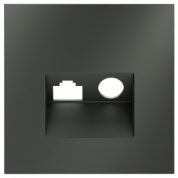 Накладка для ТВ-розетки и RJ-11 или RJ-45 Voltum S70 VLS002706 в интернет-магазине "Галерея света"