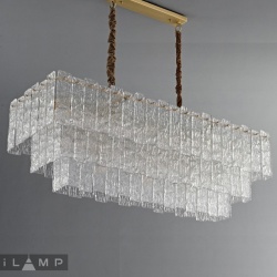 Подвесная люстра iLamp Manhattan P6315-1200 BR в интернет-магазине "Галерея света"