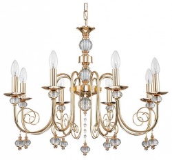 Подвесной светильник Escada Shine 678/8PL Gold в интернет-магазине "Галерея света"