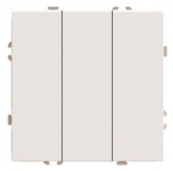 Выключатель трехклавишный без рамки Stekker Эмили 49896 в интернет-магазине "Галерея света"