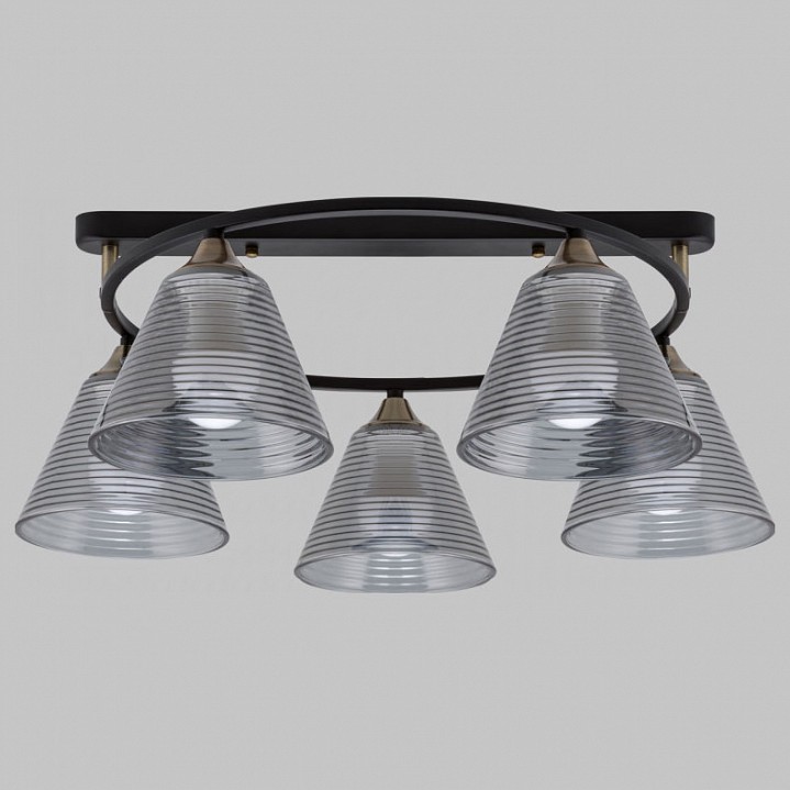 Потолочная люстра Imex MD.5948 MD.5948-5-S-BK+AB в интернет-магазине "Галерея света"