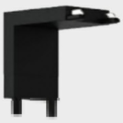 Соединитель угловой внутренний для треков Italline IT09 IT09-9032 black в интернет-магазине "Галерея света"