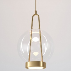 Подвесной светильник Eurosvet Frasco 50267/1 LED латунь в интернет-магазине "Галерея света"