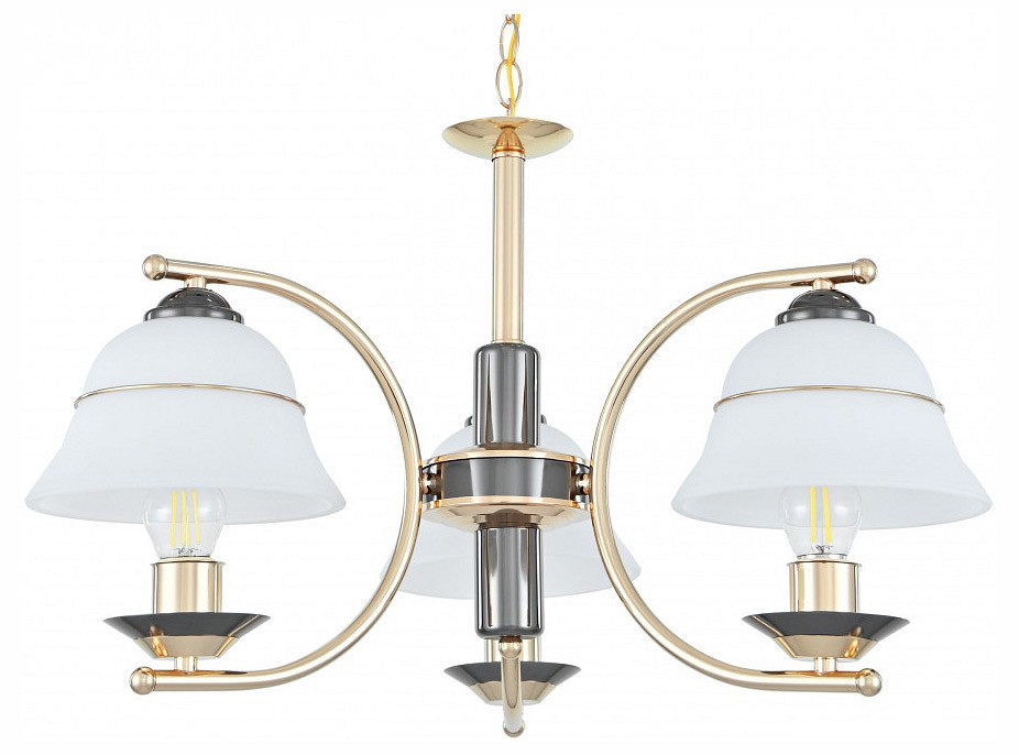 Подвесная люстра Arte Milano Florentia-1240 301240/3 Bk/Gd в интернет-магазине "Галерея света"