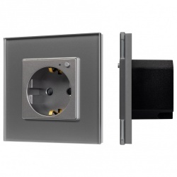 Розетка с заземлением Arlight OMALI 050101 в интернет-магазине "Галерея света"