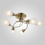 Потолочная люстра Eurosvet Virginia 2275/6 бронза античная в интернет-магазине "Галерея света"