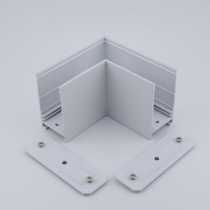 Соединитель угловой L-образный для треков накладных Aployt Magnetic track 220 APL.0282.10.01 в интернет-магазине "Галерея света"