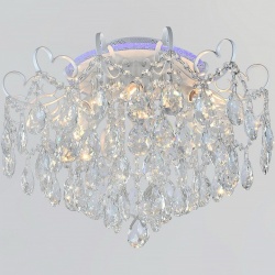 Люстра на штанге  04024-0.3-06 WH+SILVER PN+RGB в интернет-магазине "Галерея света"