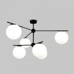 Люстра на штанге Eurosvet Marbella 60147/6 черный в интернет-магазине "Галерея света"