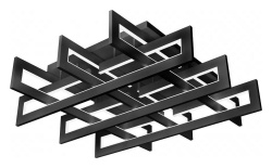 Потолочная люстра iLedex Stalker 9082-800*800-X 192W BK в интернет-магазине "Галерея света"