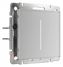 Диммер сенсорный с подсветкой и функцией Wi-Fi, без рамки Werkel серебряный W3443106 в интернет-магазине "Галерея света"