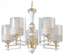 Подвесная люстра Arte Milano Florentia-6087 306087/5 Wh/Gd в интернет-магазине "Галерея света"