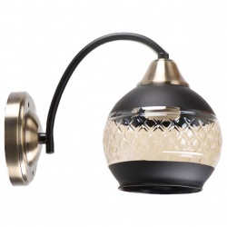 Бра Imex MD.51851 MD.51851-1-W-BK+AB в интернет-магазине "Галерея света"