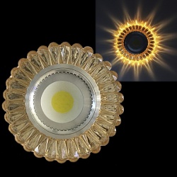 Встраиваемый светильник  42230-9.0-001PL MR16+LED3W TEA в интернет-магазине "Галерея света"