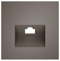 Накладка для розетки RJ-11 или RJ-45 Voltum S70 VLS001314 в интернет-магазине "Галерея света"