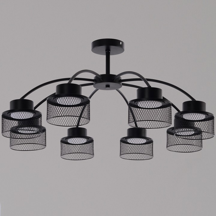 Люстра на штанге 68010-0.3-08 BK в интернет-магазине "Галерея света"