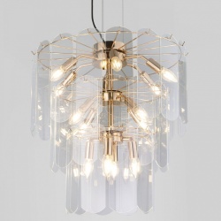 Подвесная люстра Eurosvet Claire 60171 золото в интернет-магазине "Галерея света"